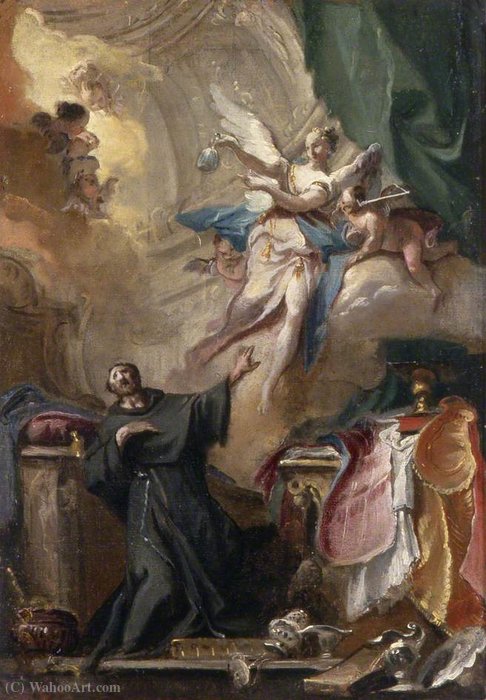 Vision Of Saint Anthony — Carlo Innocenzo Carlone