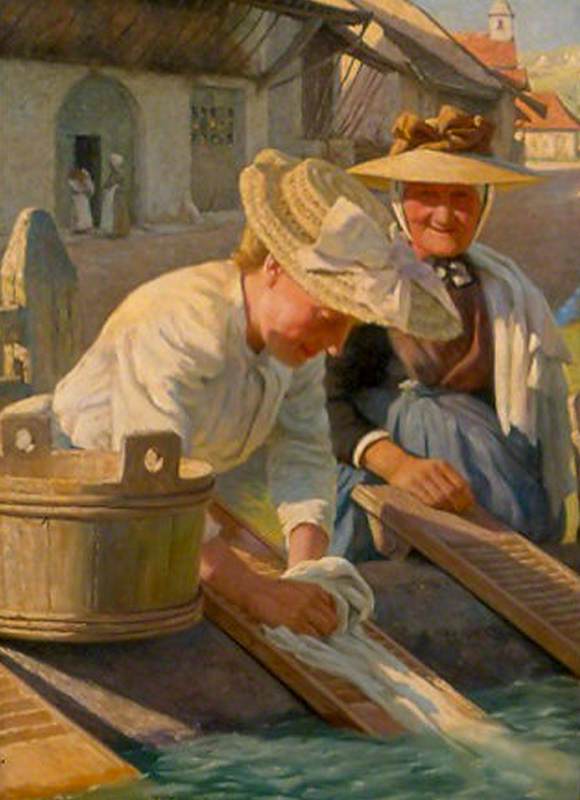 The Washing Place, Montgesoye, Normandy, France — Thomas Frederick Mason Sheard