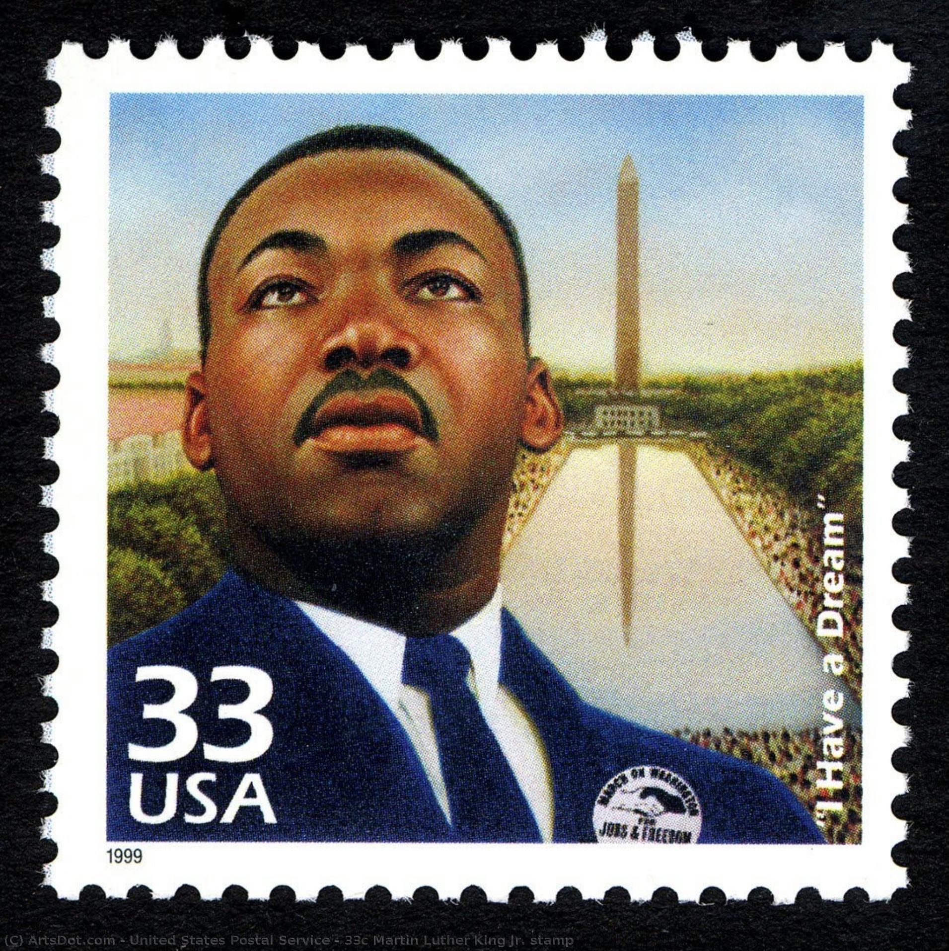 33c Martin Luther King Jr. Briefmarke — United States Postal Service