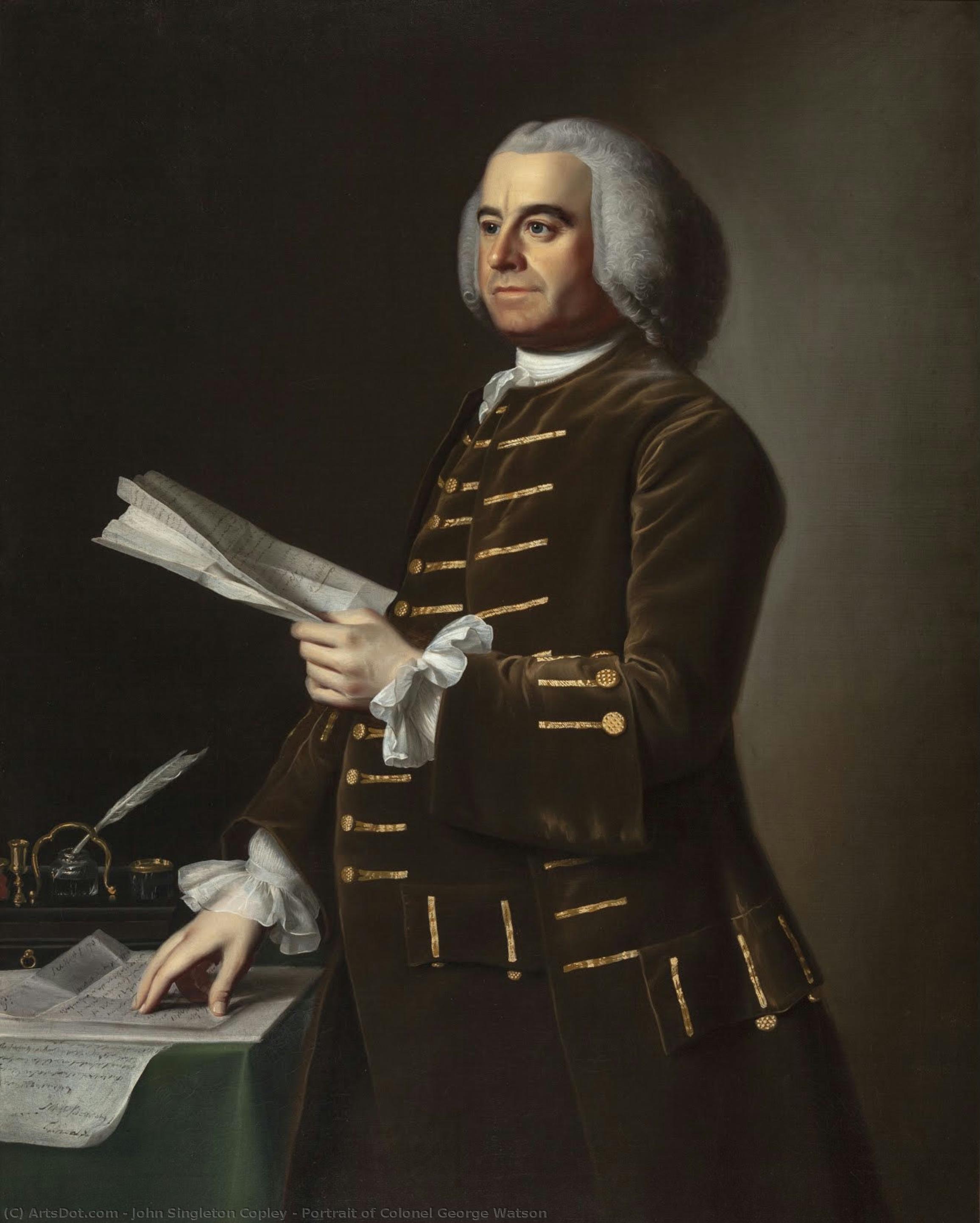 Portrait Of Colonel George Watson — John Singleton Copley