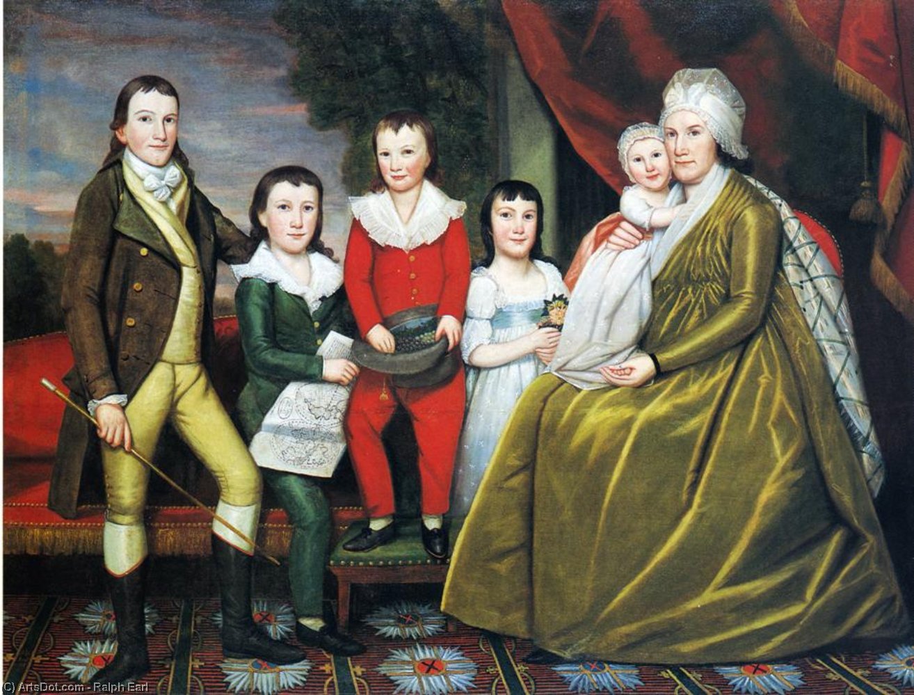 Mrs. Noah Smith And Her Children — Ральф Эрл