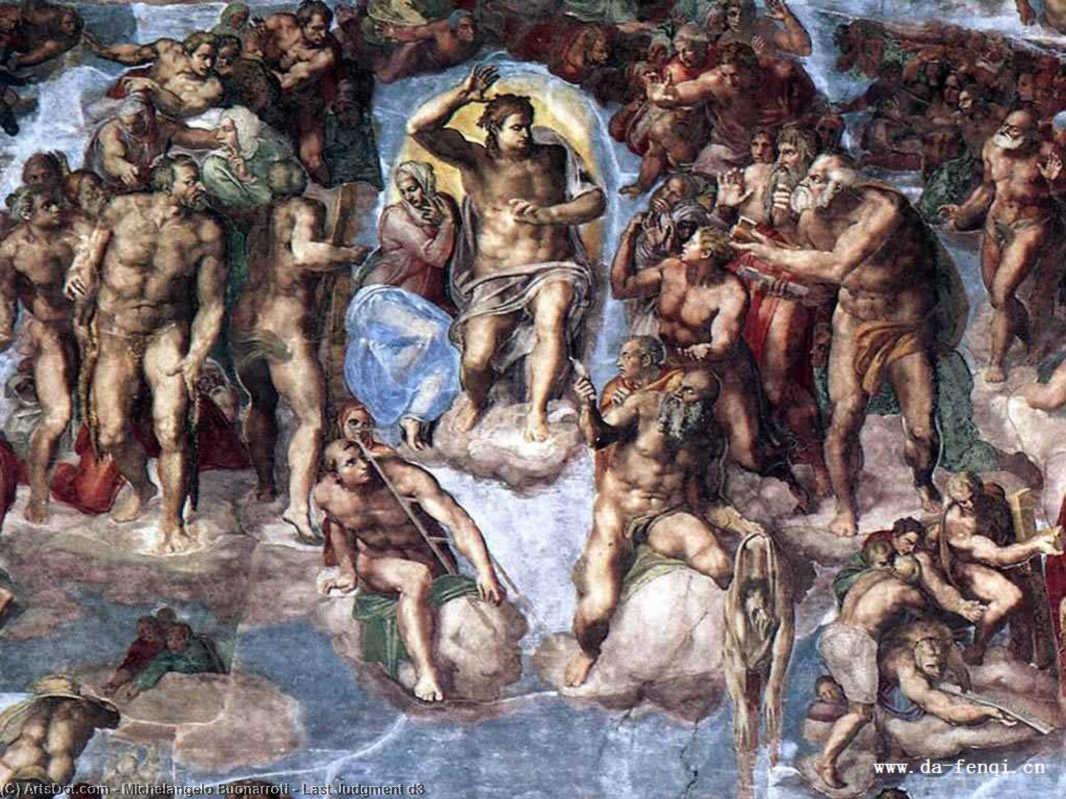 Last Judgment D3 — Микеланджело Буонарроти
