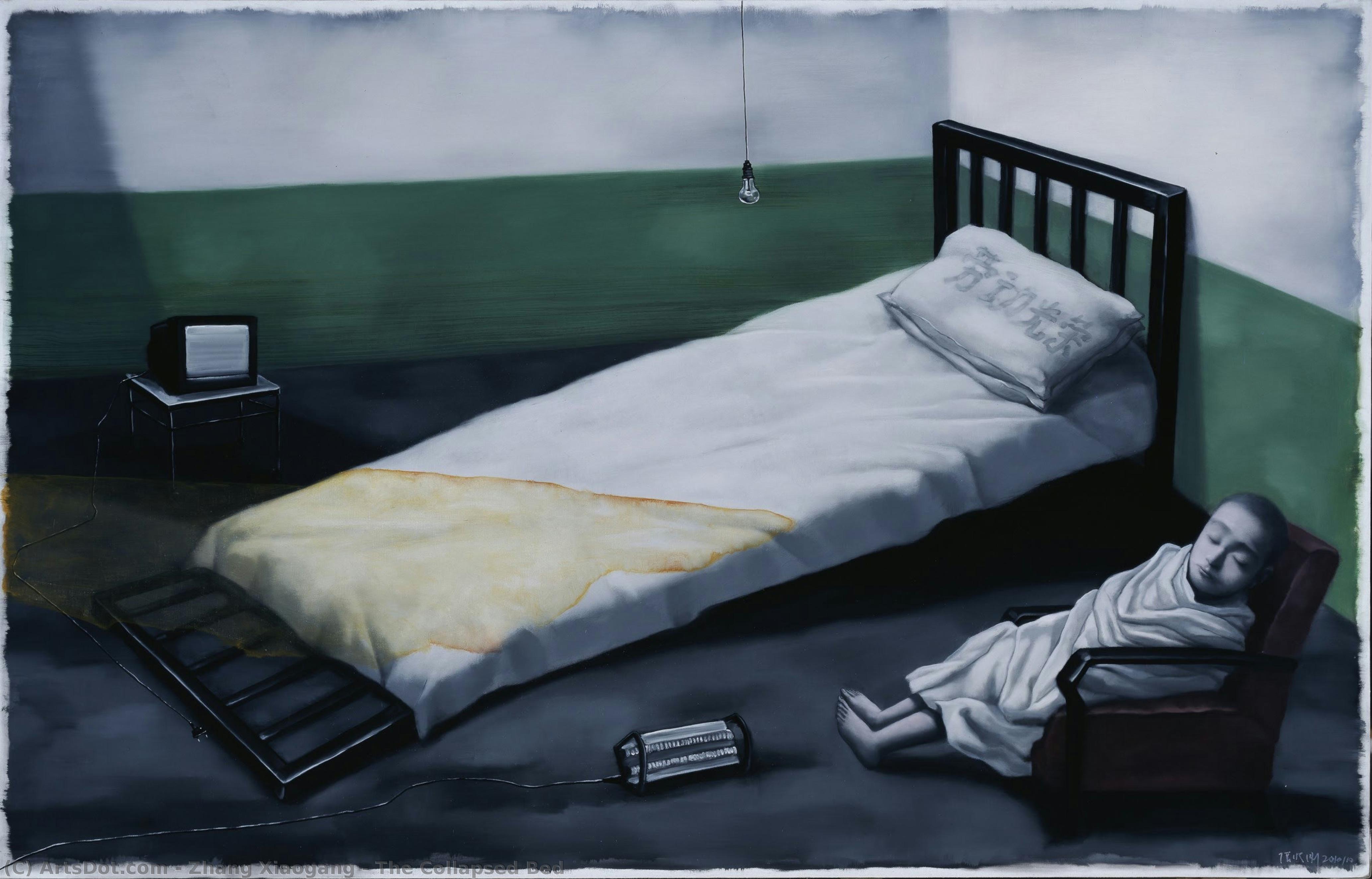 The Collapsed Bed — Zhang Xiaogang