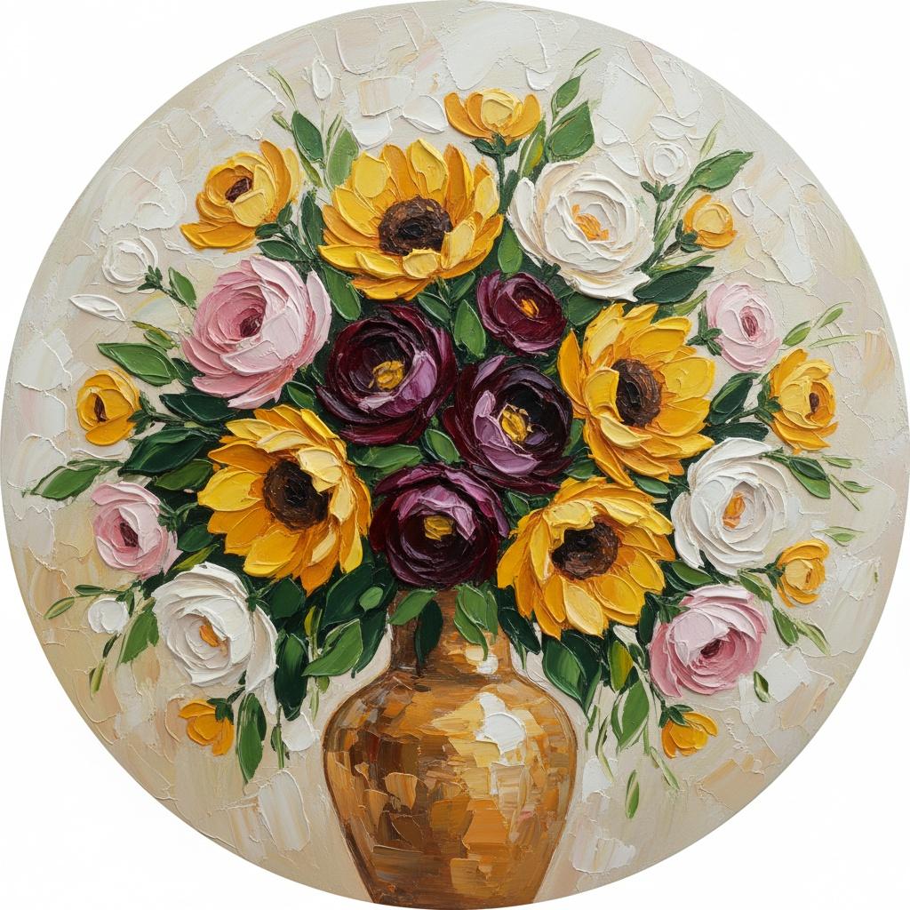 Radiant Resonance: A Sculptural Symphony Of Golden Petals And Gilded Bronze — Laurent Delcourt