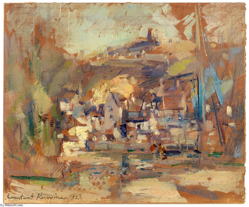 Rural Scene In France — Konstantin Alexeievitch Korovin