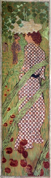 Woman In A Checked Dress — Pierre Bonnard