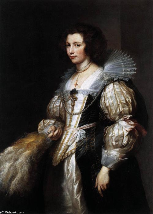 Portrait Of Maria De Tassis — Sir Anthony Van Dyck