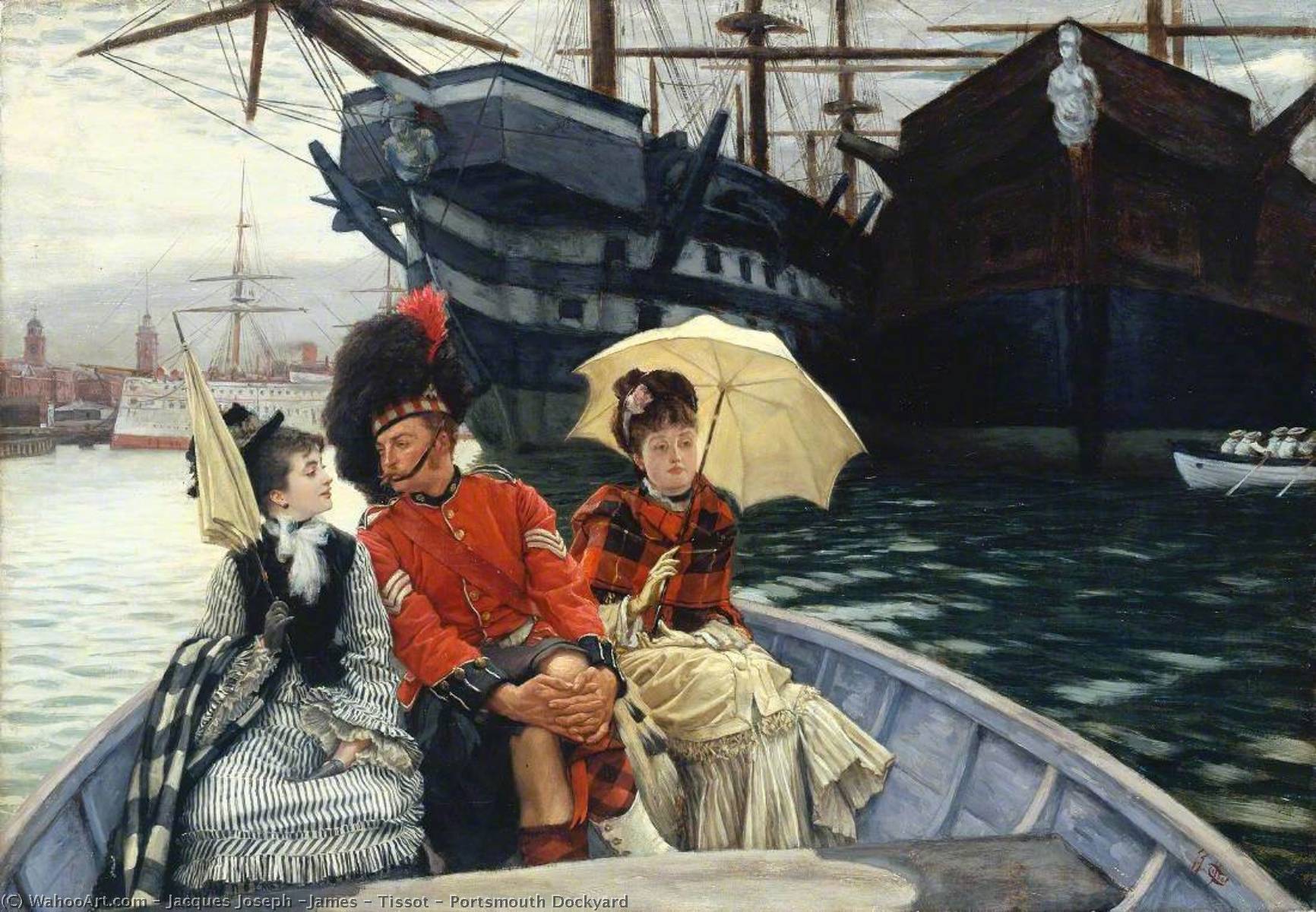 Portsmouth Dockyard — Jacques Joseph (james ) Tissot