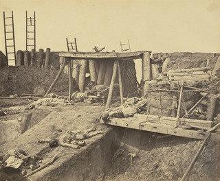 Interior Of The Angle Of North Fort Immediately After The Capture — Felice Beato