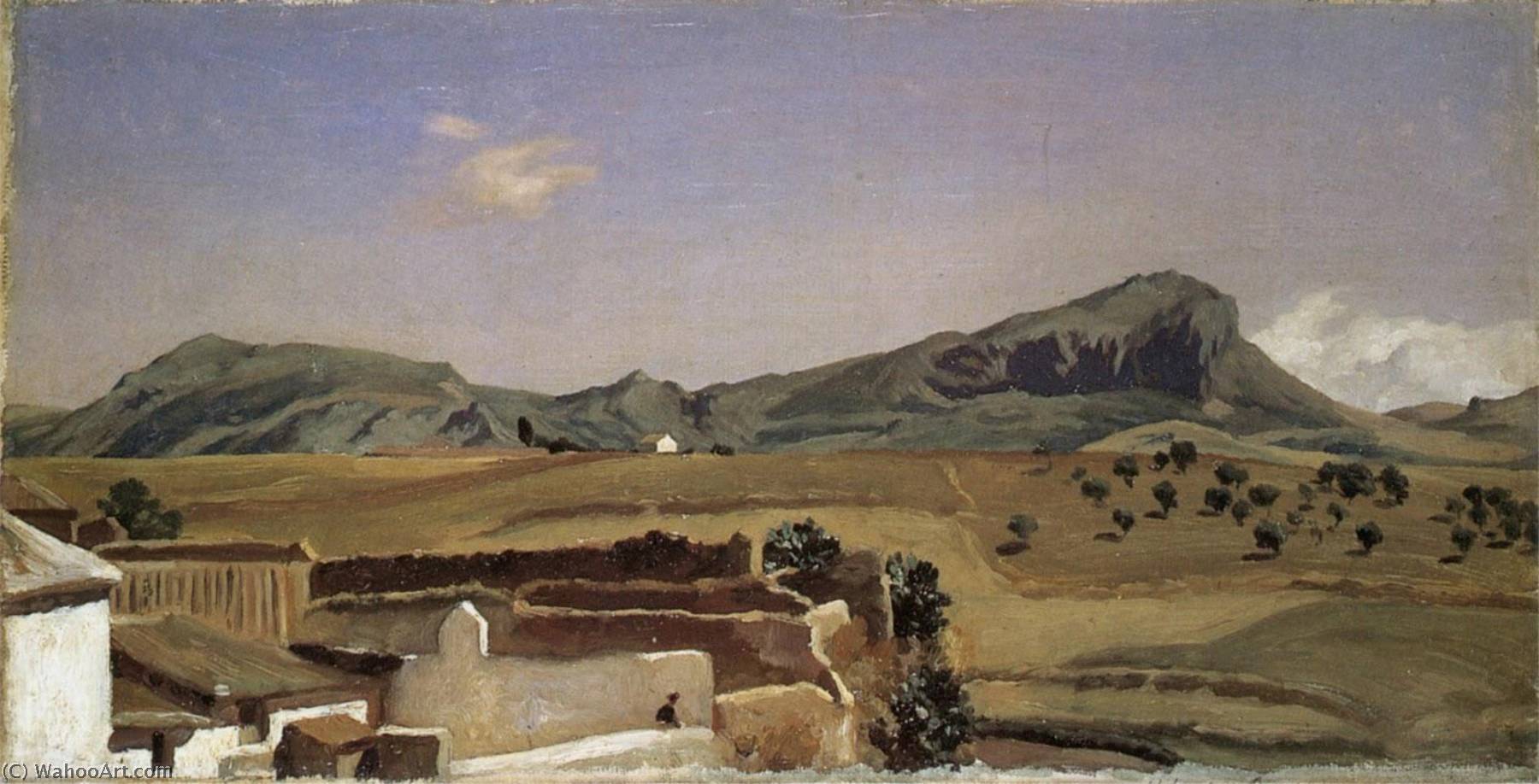 Mountains Near Ronda Puerta De Los Vientos — Sir Frederic Lord Leighton
