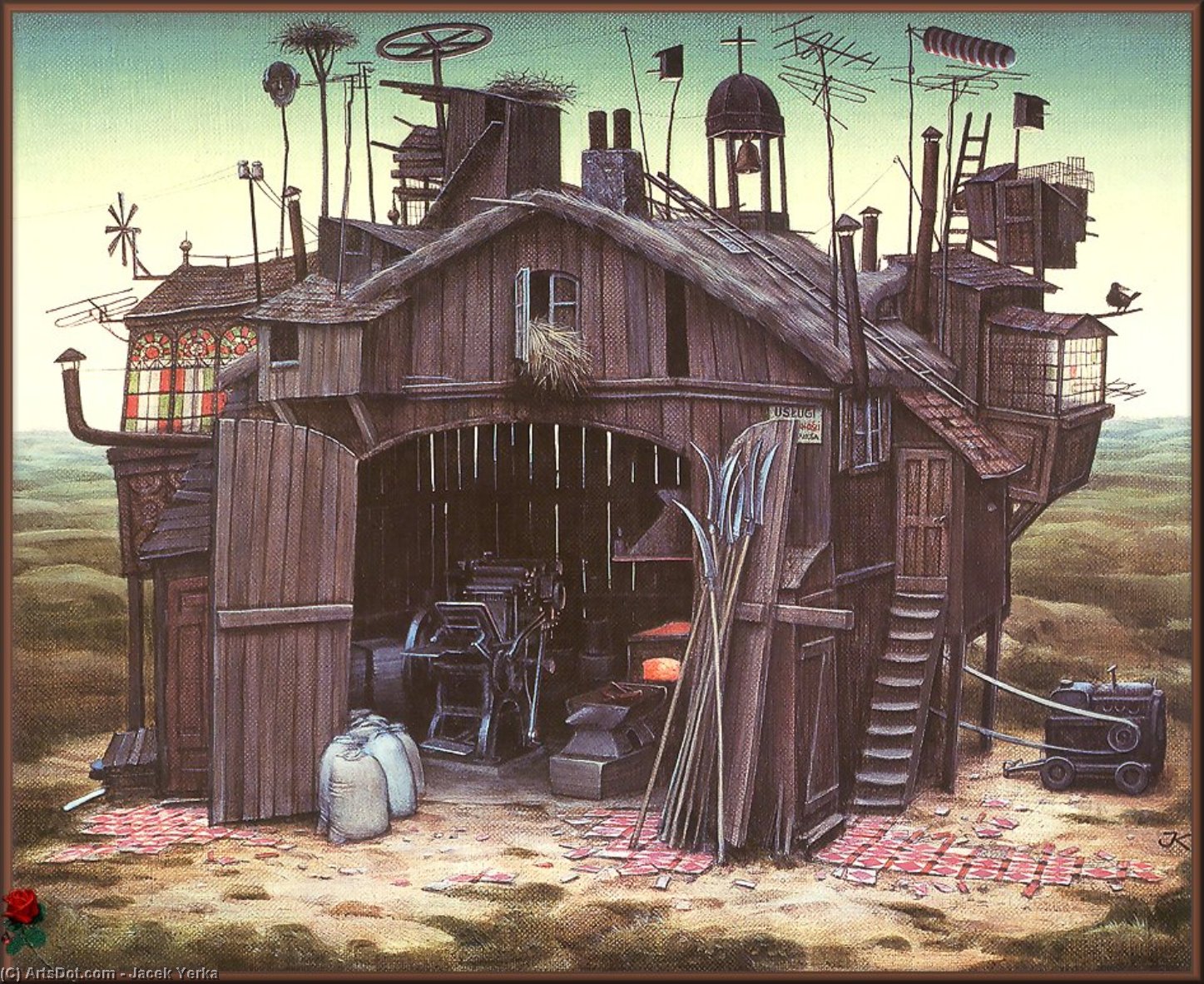 Shed Of Rebellion — Jacek Yerka