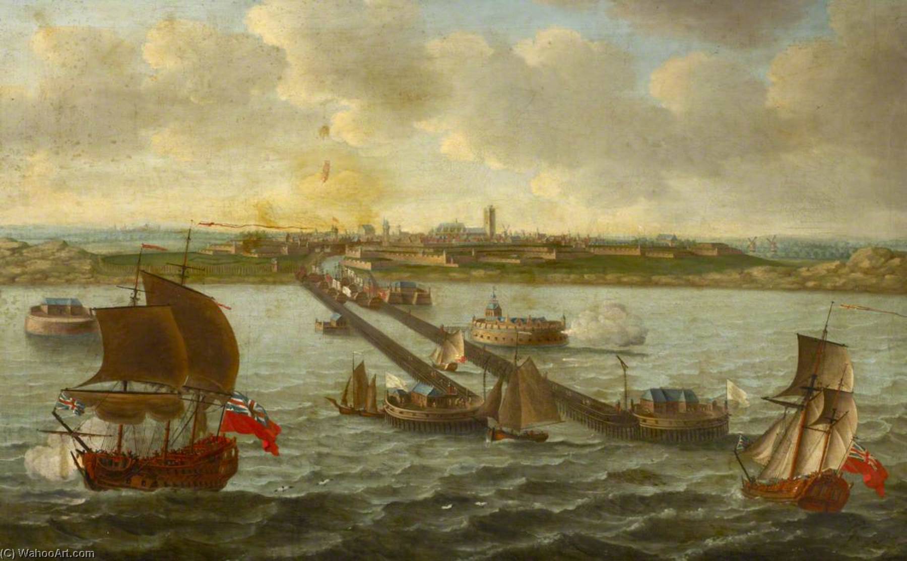 View Of Dunkirk In The Seventeenth Century — Ludolf Backhuysen I