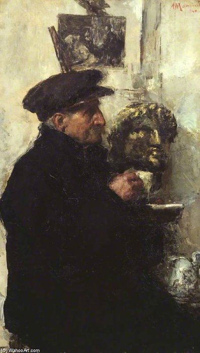 Portrait Of The Artist's Father - — Antonio Mancini