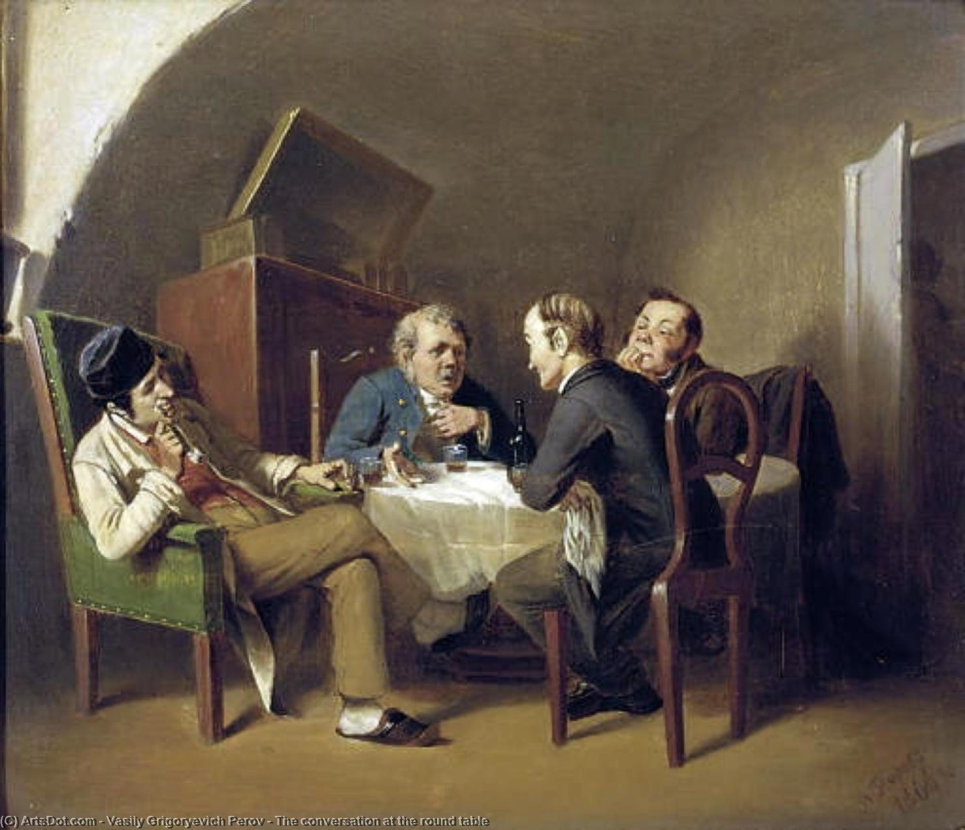 The Conversation At The Round Table — ワシーリー・グリゴリエヴィチ・ペローヴ