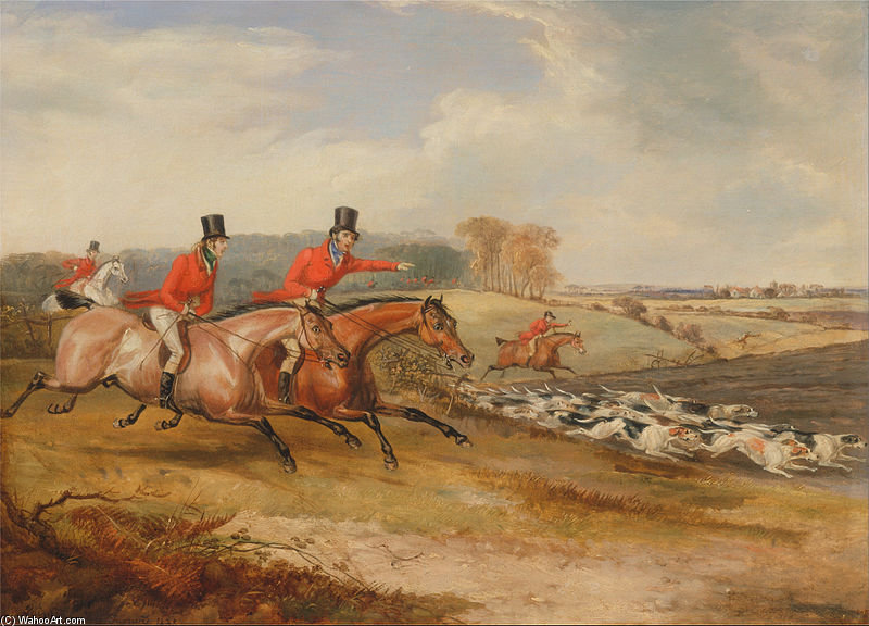 Bachelor's Hall- Full Cry — Francis Calcraft Turner
