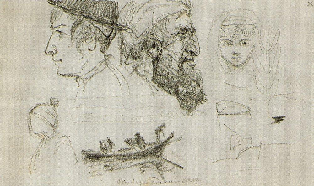Types Of People On Lake Tiberias — Vasily Dmitrievich Polenov