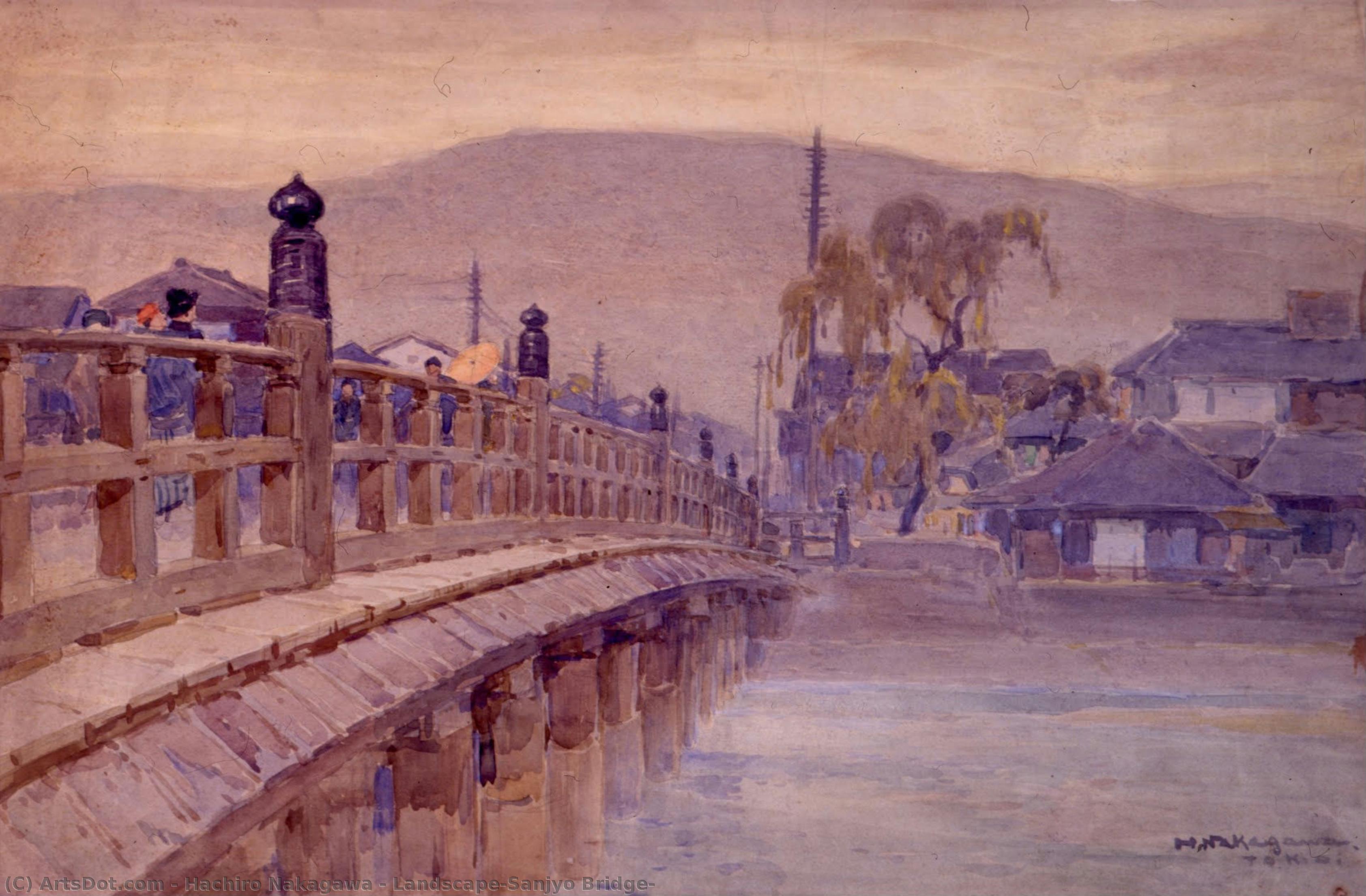 Landscape（sanjyo Bridge） — Hachiro Nakagawa