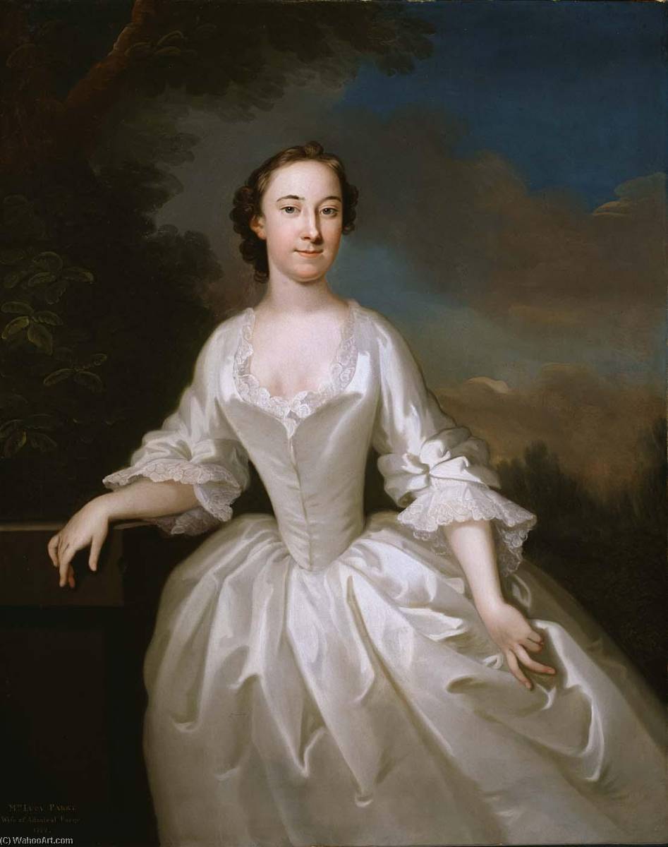 Portrait Of Lucy Parry, Wife Of Admiral Parry — John Wollaston