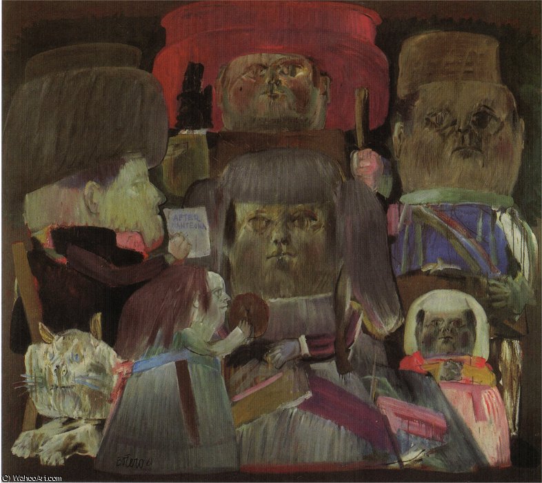 Camera Degli Sposi (hommage À Mantegna Ii) — Fernando Botero