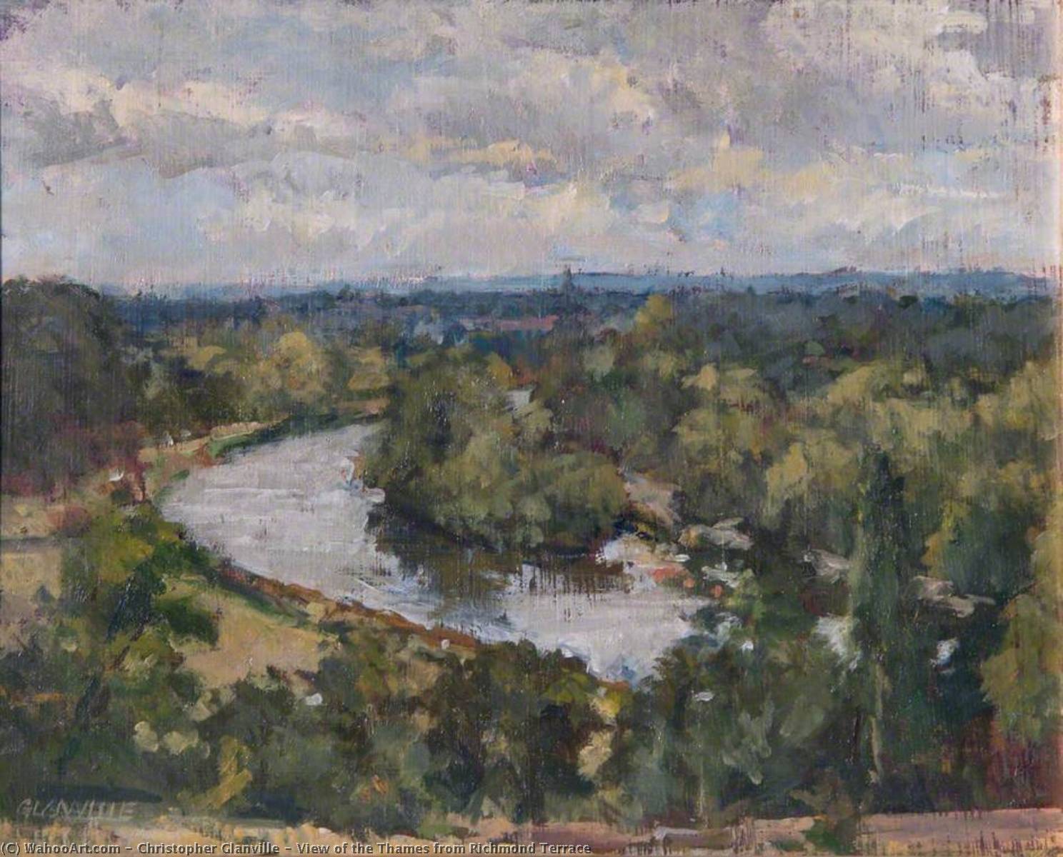 View Of The Thames From Richmond Terrace — Christopher Glanville