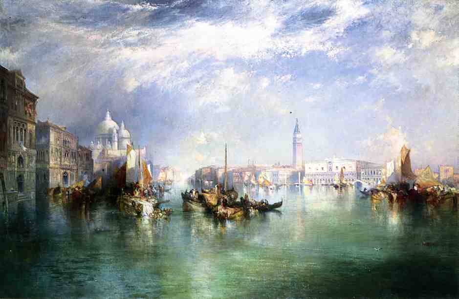 Entrance To The Grand Canal, Venice — Thomas Moran