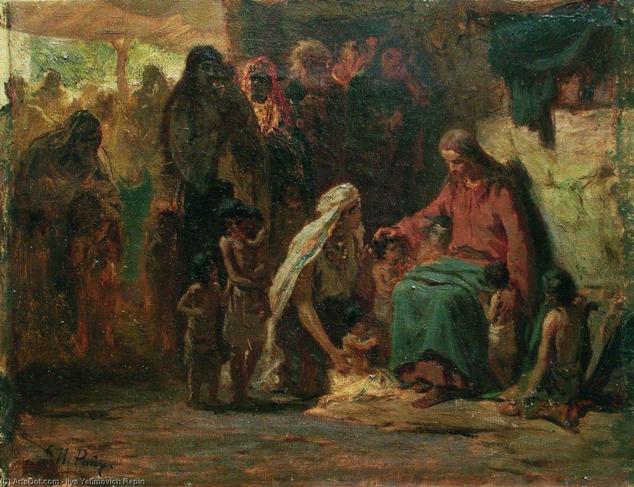 Blessing Children — Илья Репин