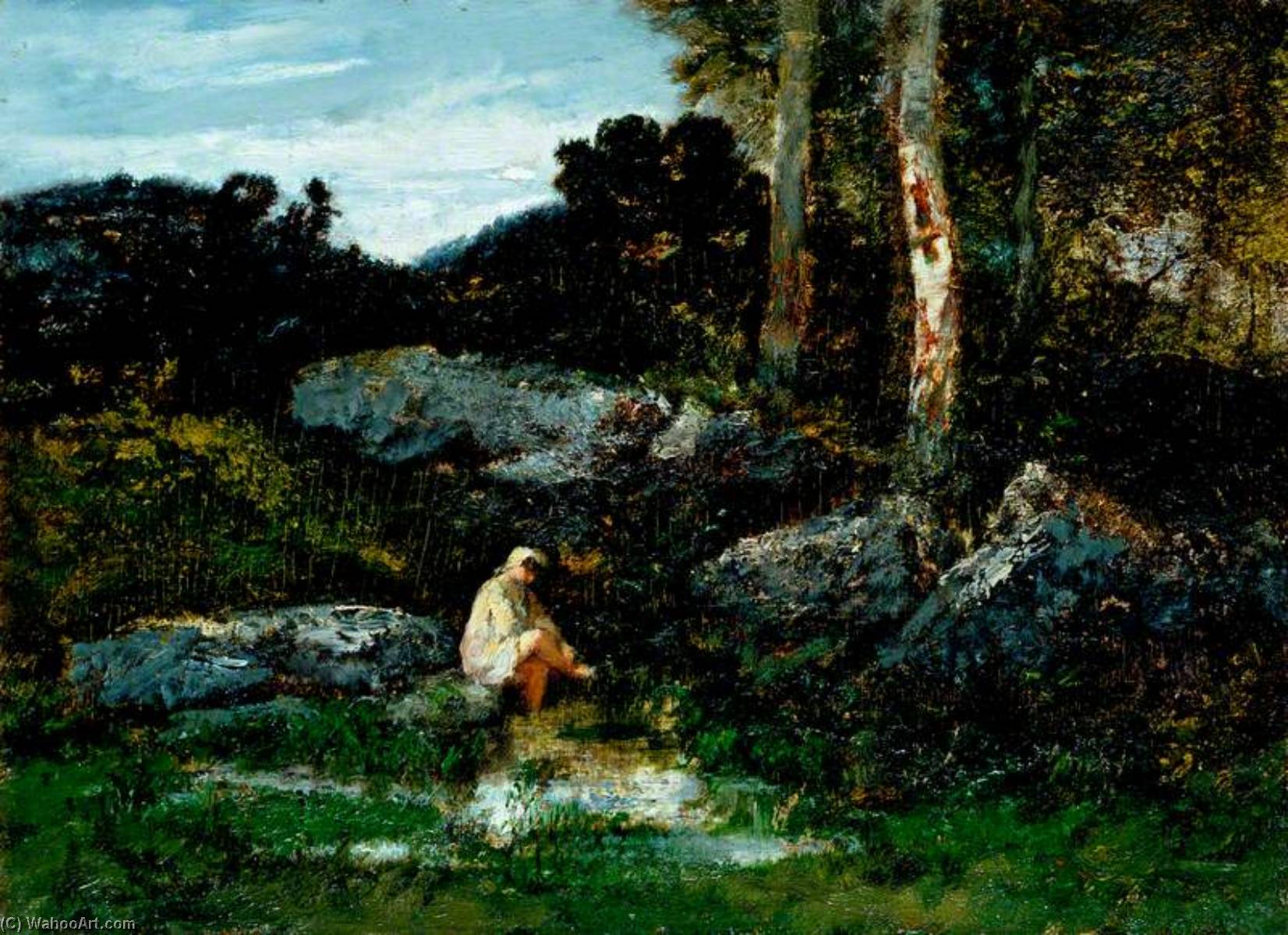 La Baigneuse — Narciso Díaz De La Peña