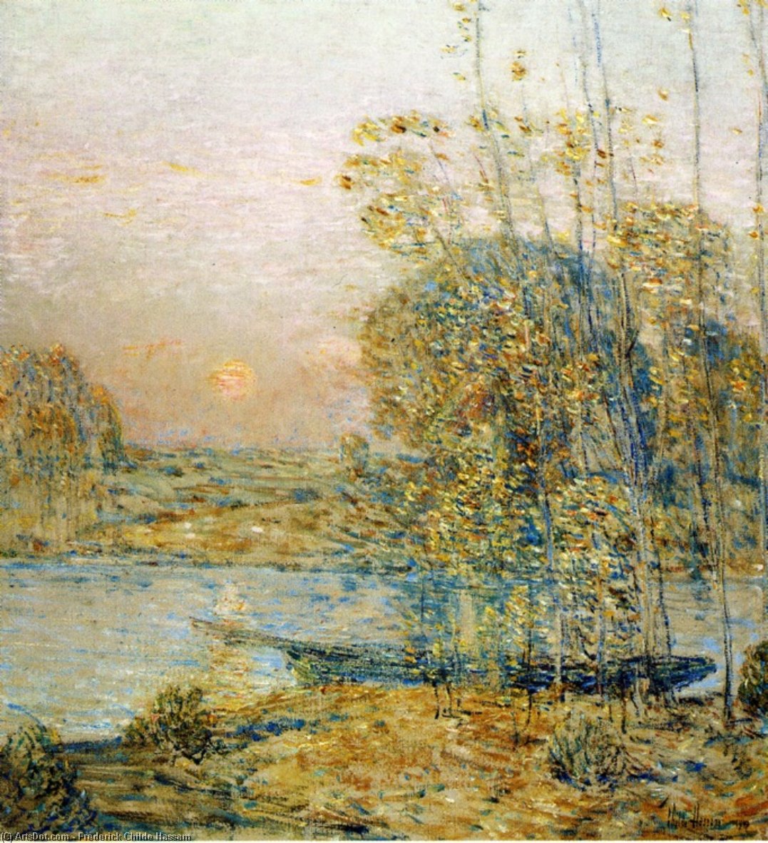 Late Afternoon (also Known As Sunset) — Frederick Childe Hassam