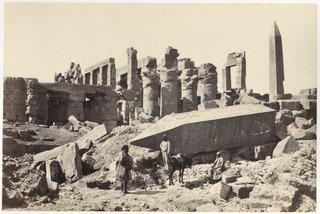 The Broken Obelisk, Karnac From The Album Egypt And Palestine — Francis Frith