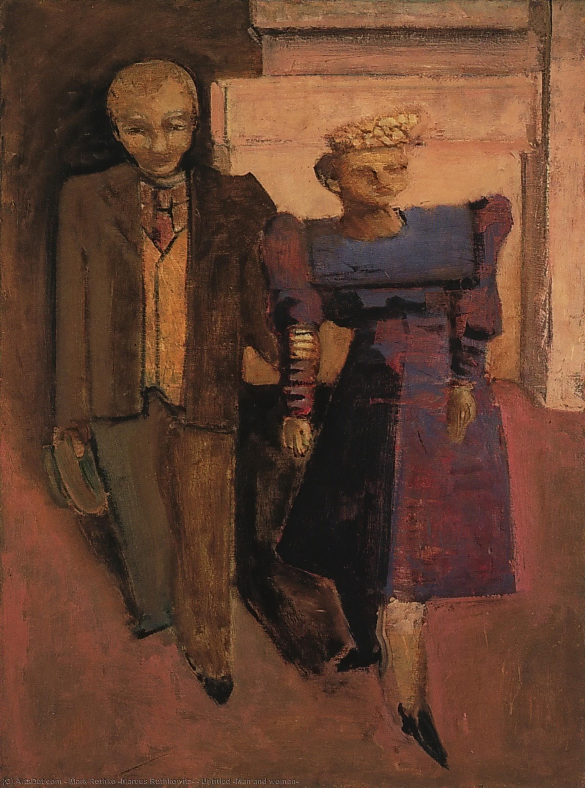 Untitled (man And Woman) — Mark Rothko