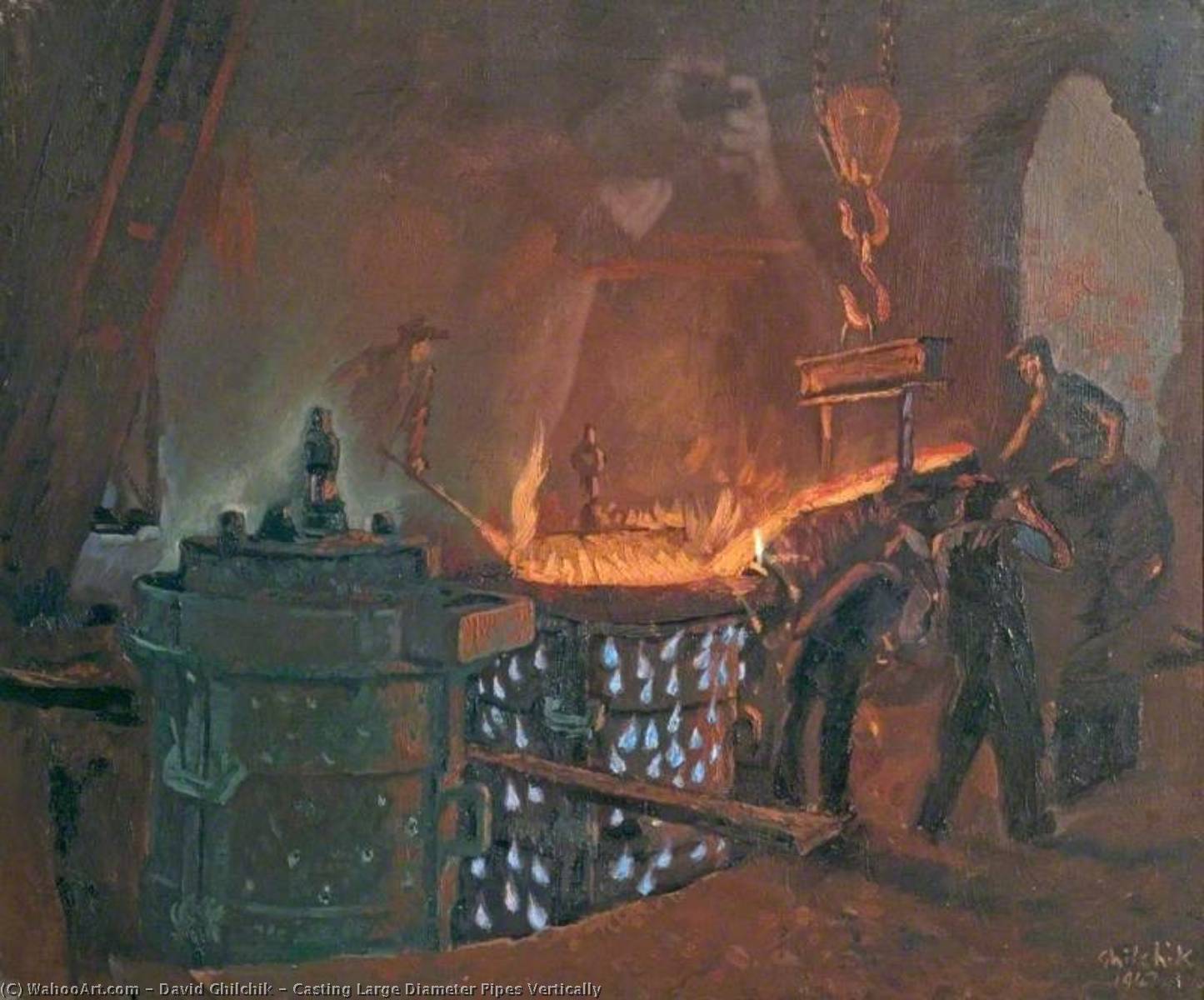 Casting Large Diameter Pipes Vertically — David Ghilchik