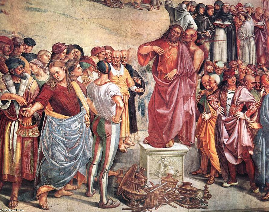 Sermon And Deeds Of The Antichrist (detail) (8) — Luca Signorelli