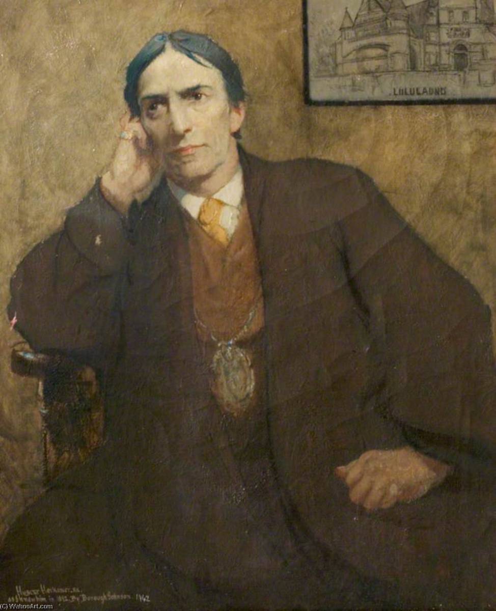 Posthumous Portrait Of Sir Hubert Von Herkomer (1849–1914) — Ernest Borough Johnson