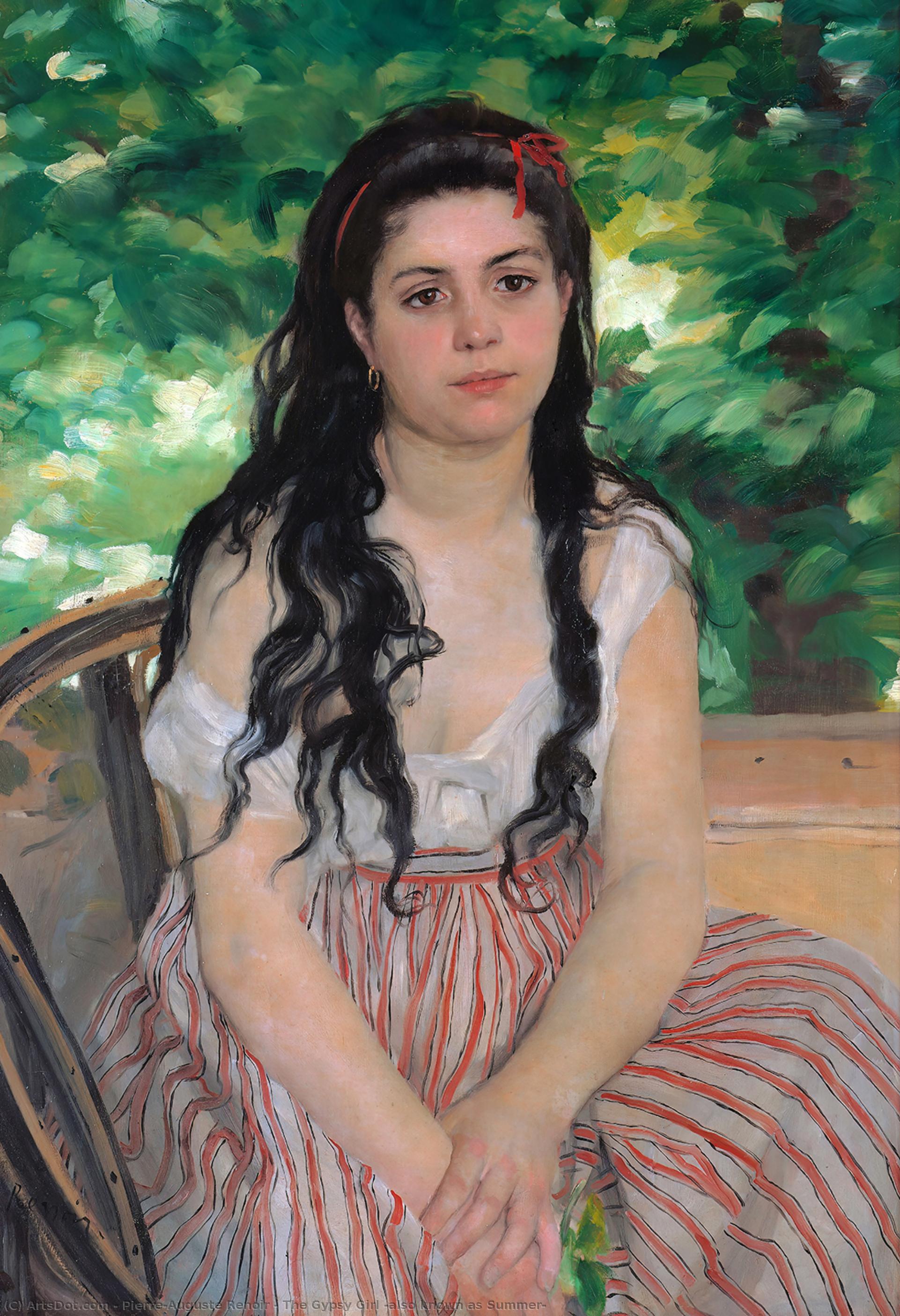 The Gypsy Girl (also Known As Summer) — Pjer Ogist Renoar