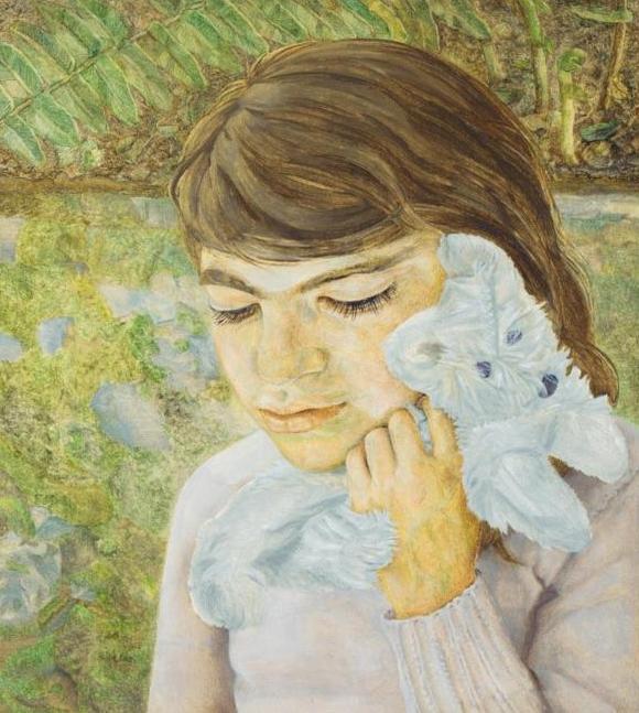 Child With A Toy Dog — Lucian Freud