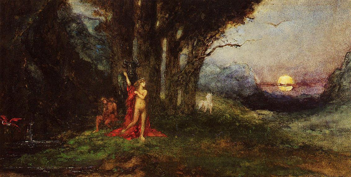 Pasiphae And The Bul — Gustave Moreau