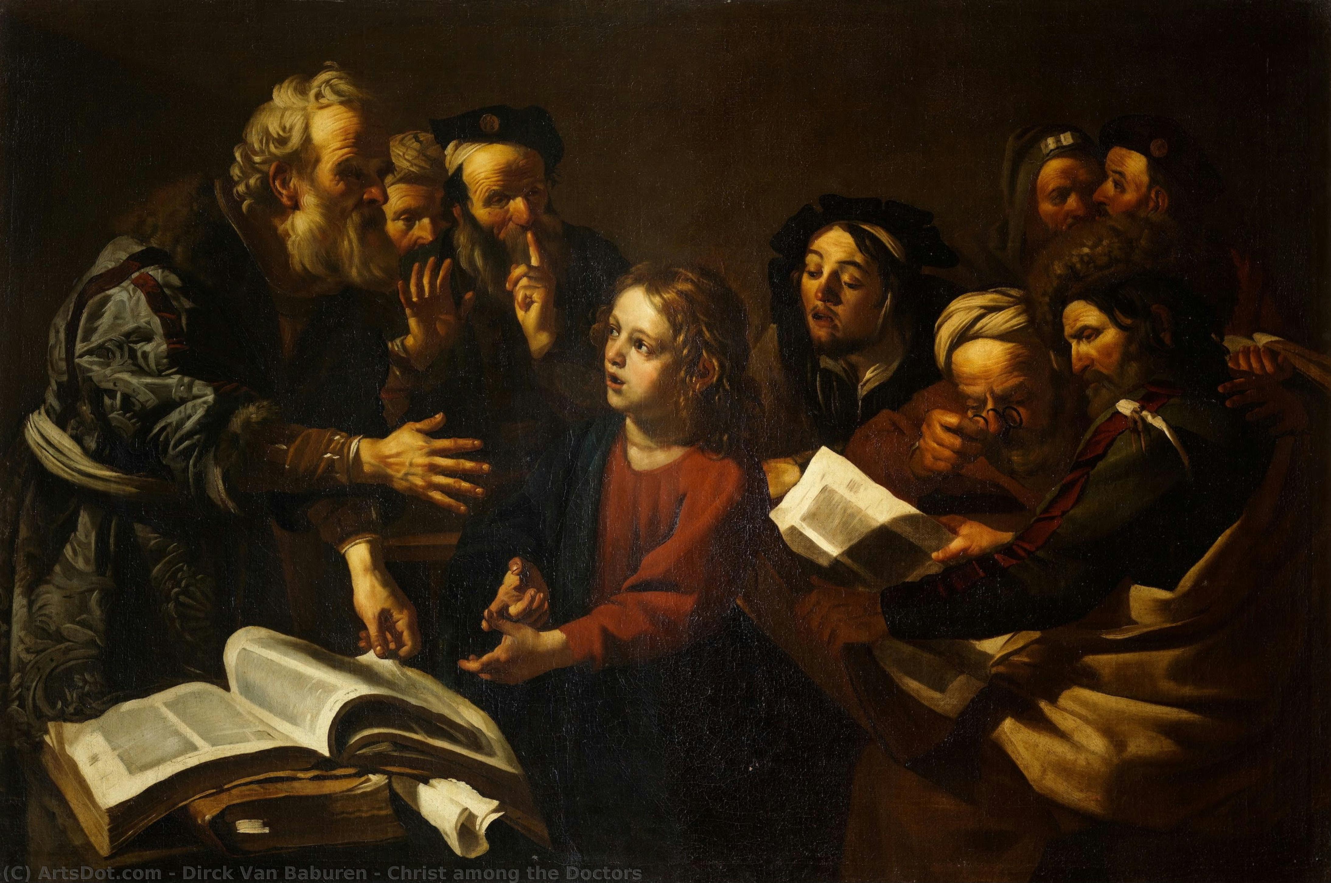 Christ Among The Doctors — Дирк Ван Бабюрен