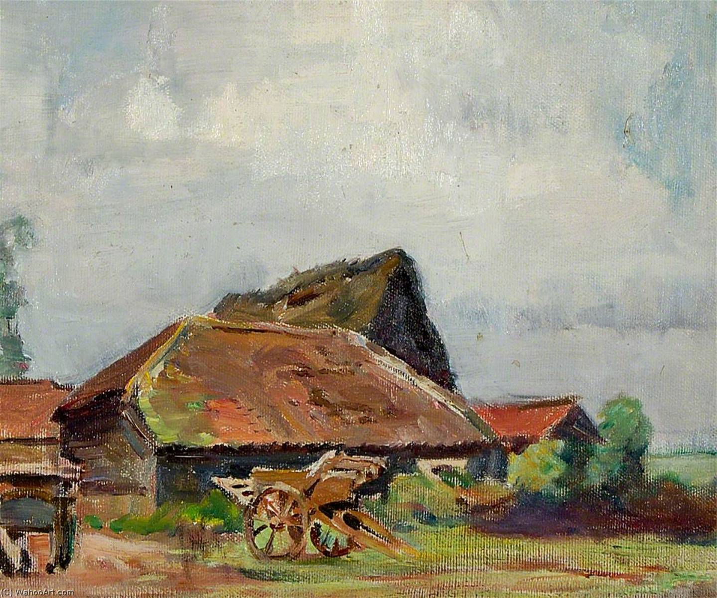 A Cart With Barns — Rose Mead