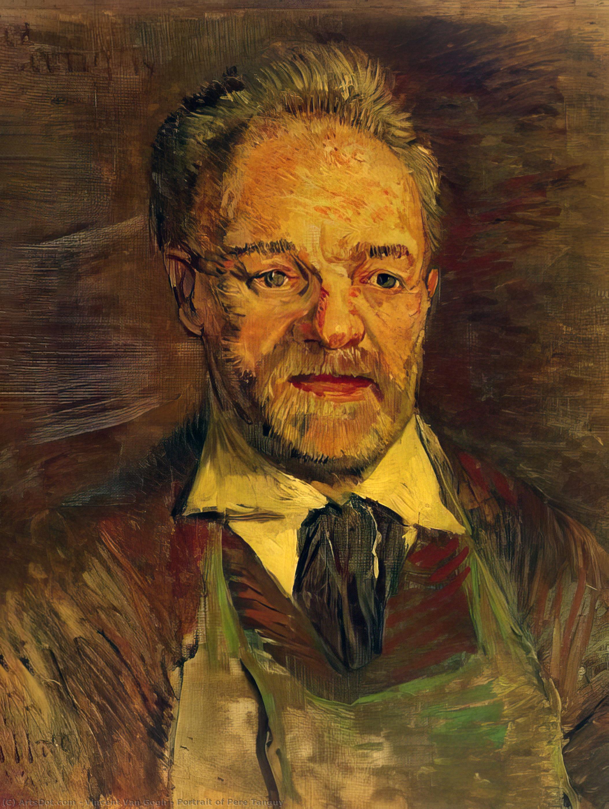Portrait Von Père Tanguy — Vincent Willem Van Gogh
