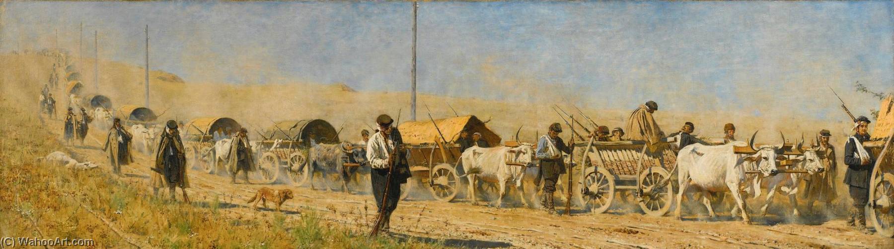 Transportation Of The Wounded — Vasili Vasilievich Vereshchagin