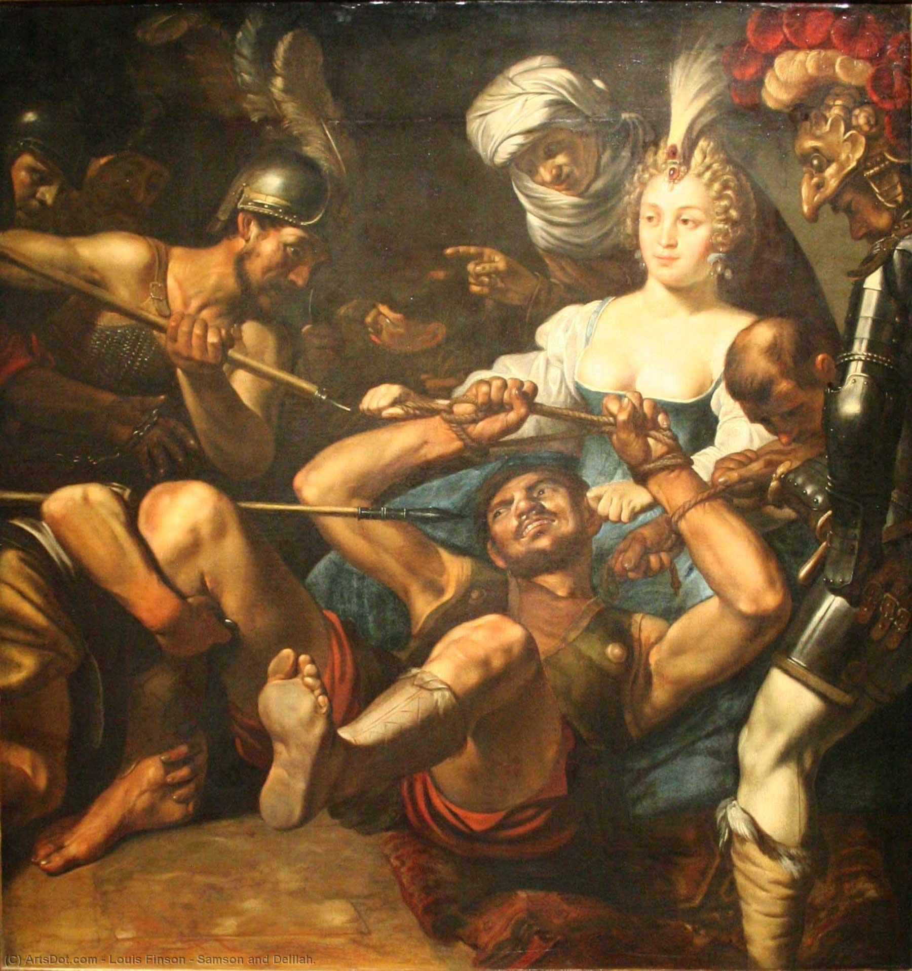 Samson And Delilah. — Louis Finson