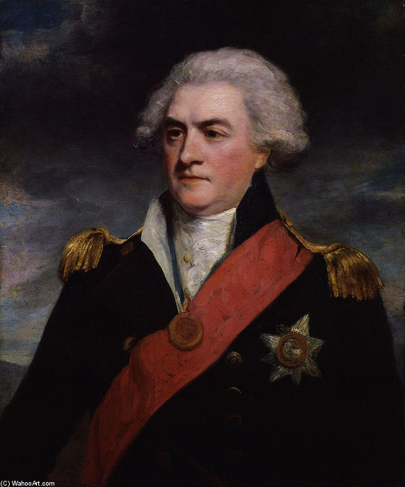 Portrait Of Adam Duncan, 1st Viscount Duncan — John Hoppner
