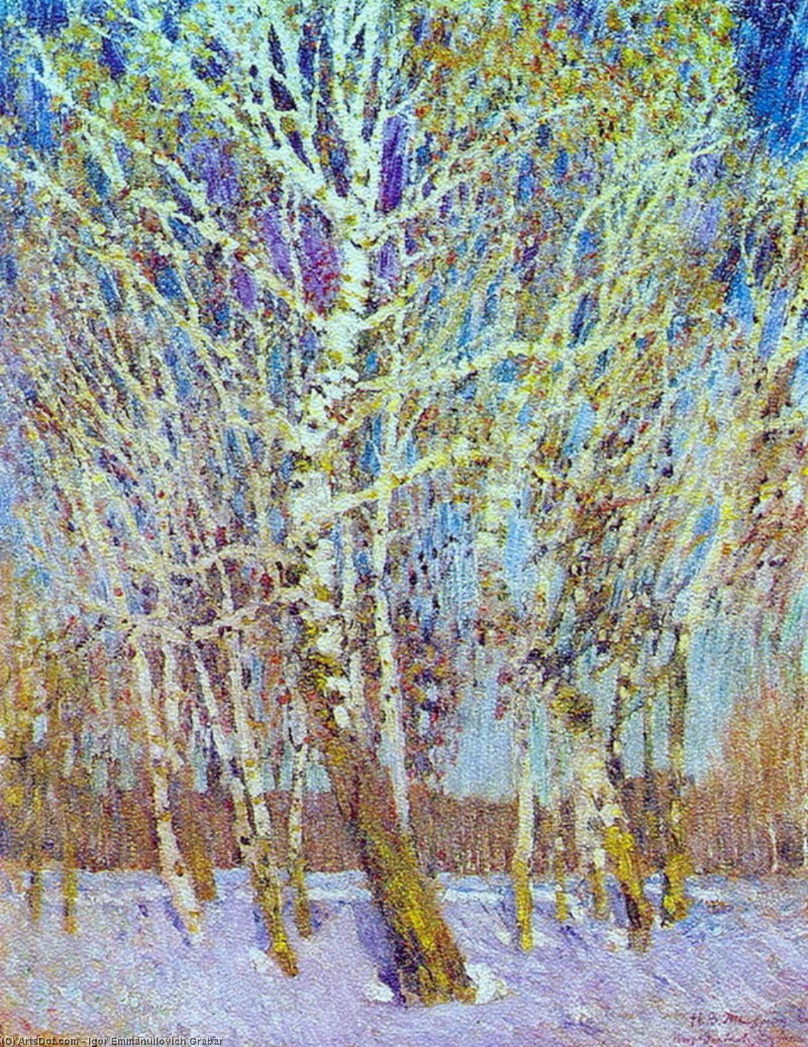 February Azure — Igor Emmanuilovich Grabar