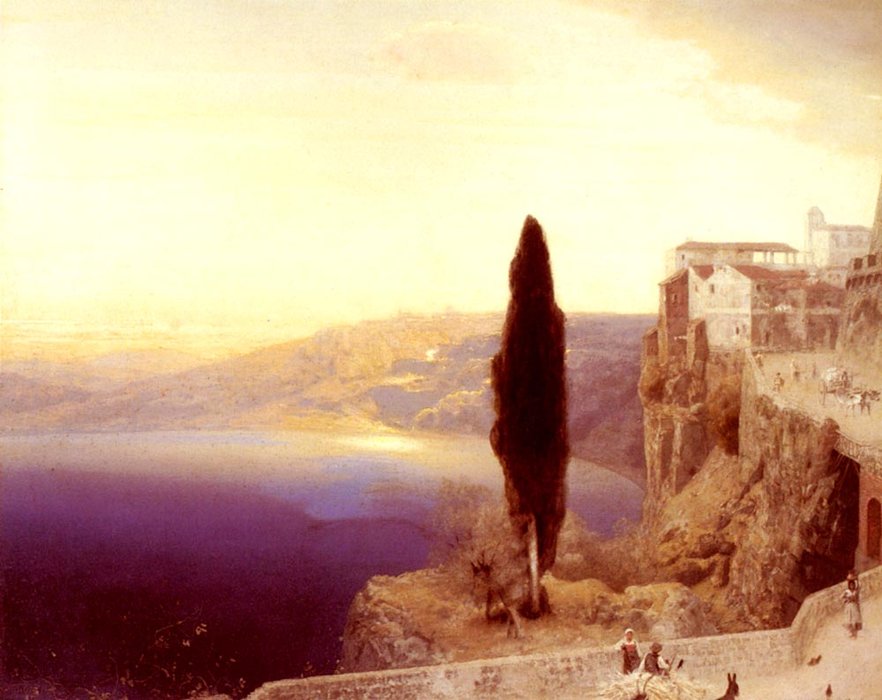 The Bay Of Albano — Louis Kolitz