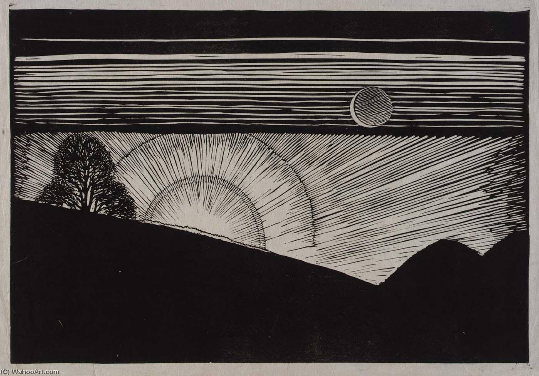 Sunrise And Moon — Howard Cook
