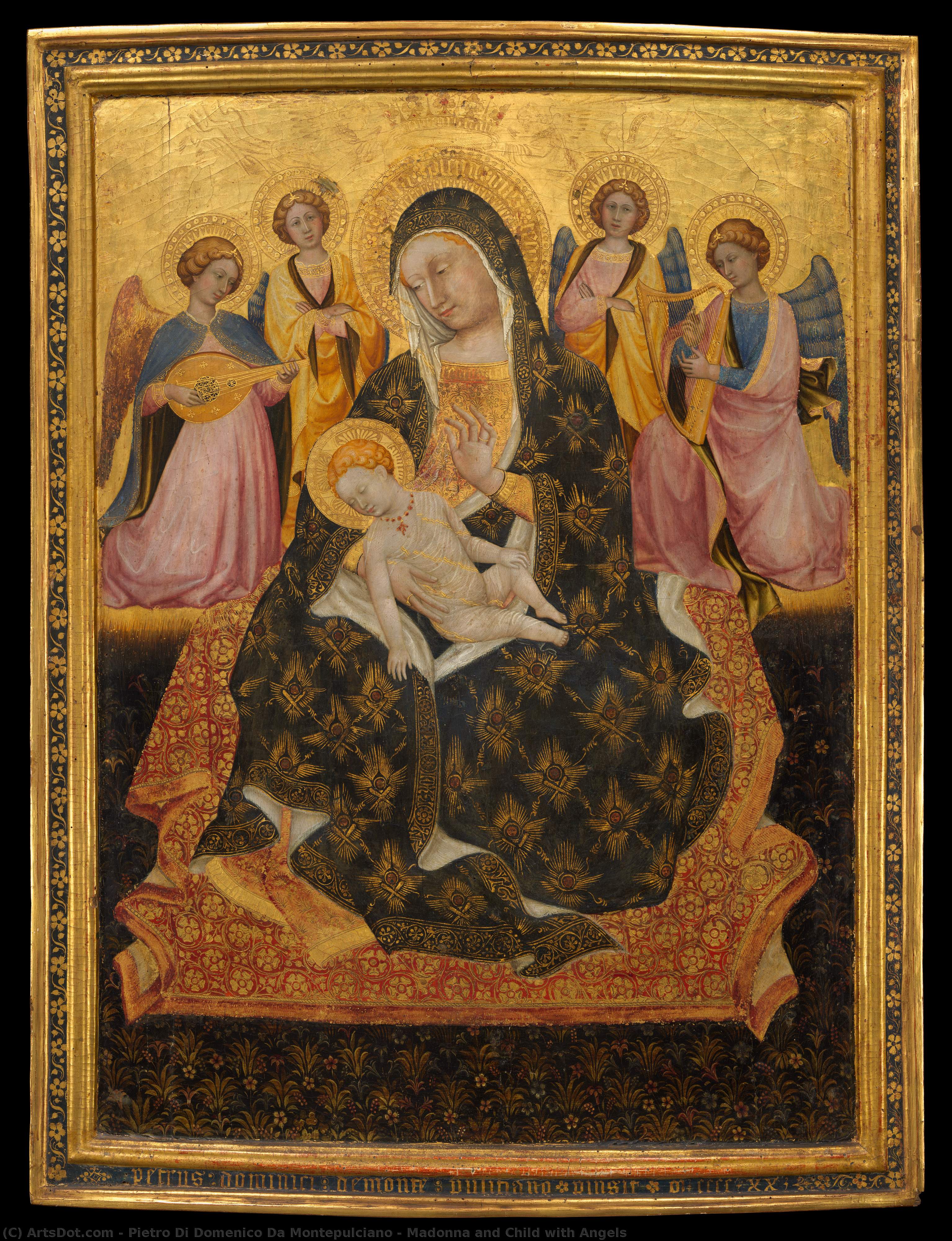 Madonna Mit Kind Und Engeln — Pietro Di Domenico Da Montepulciano