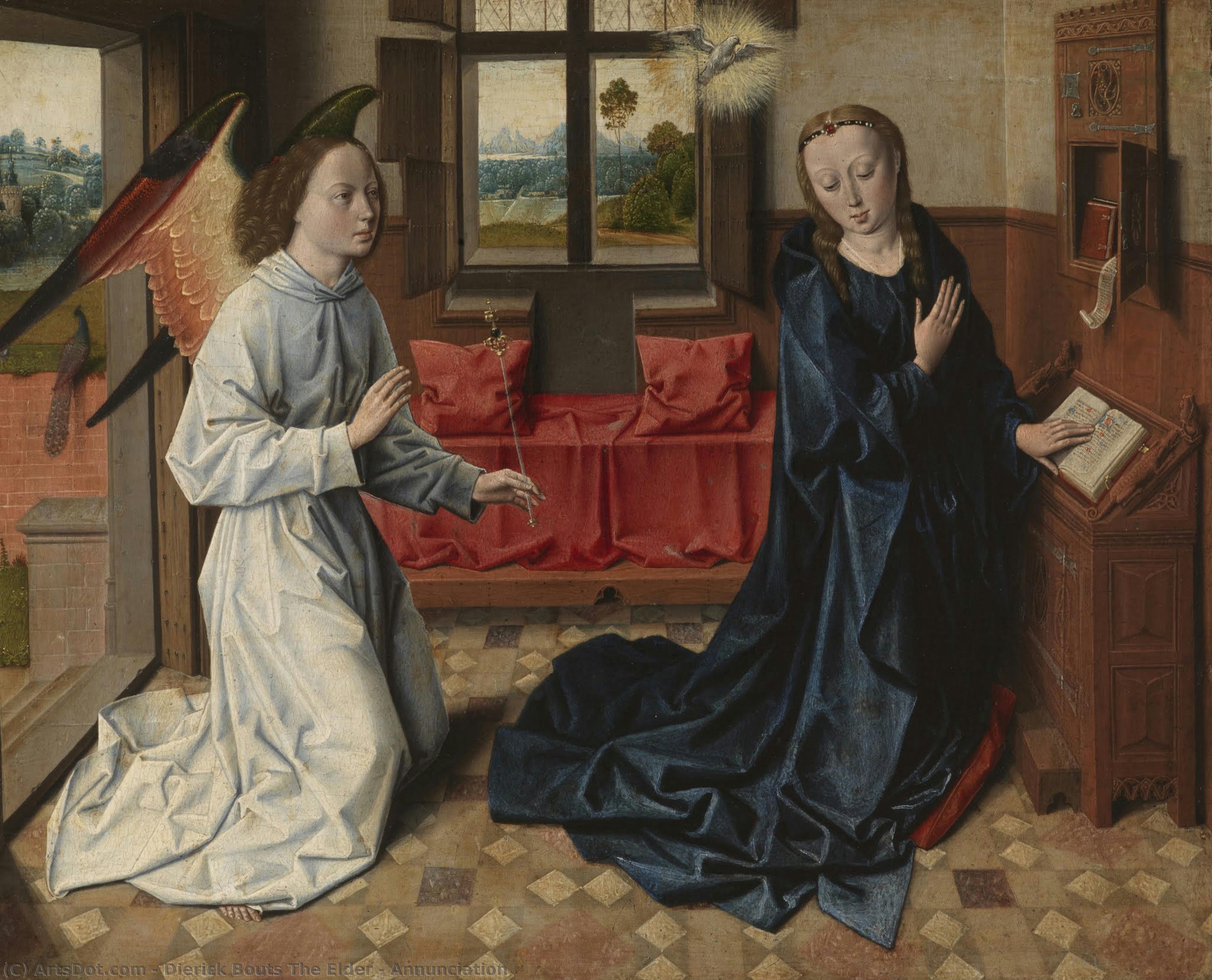 Annunciation — Dierick Bouts The Elder