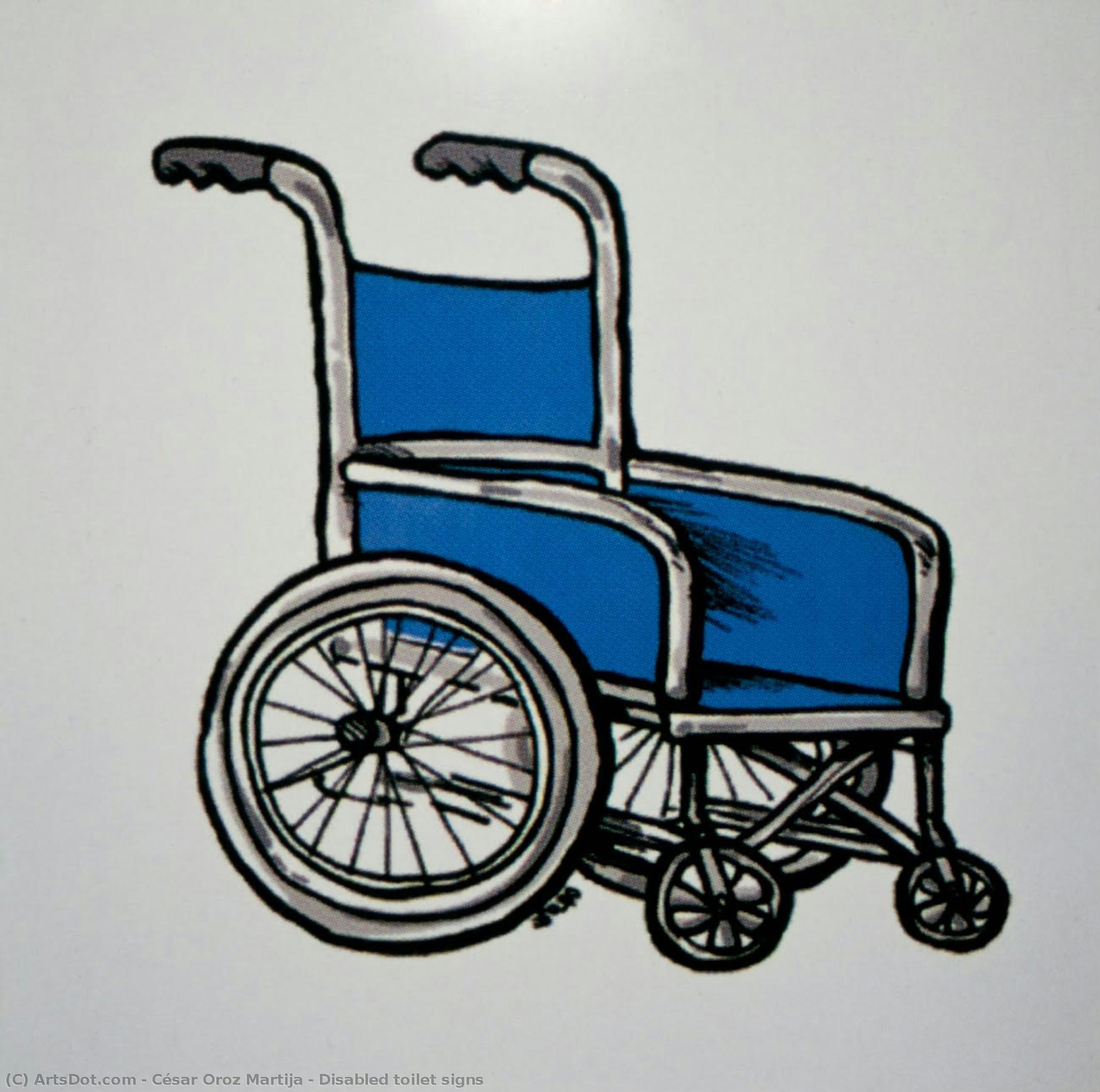 Disabled Toilet Signs — César Oroz Martija
