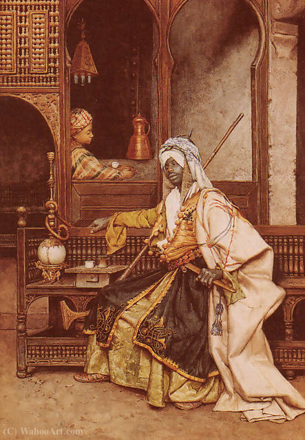 An Eastern Coffehouse — Шарль Барг