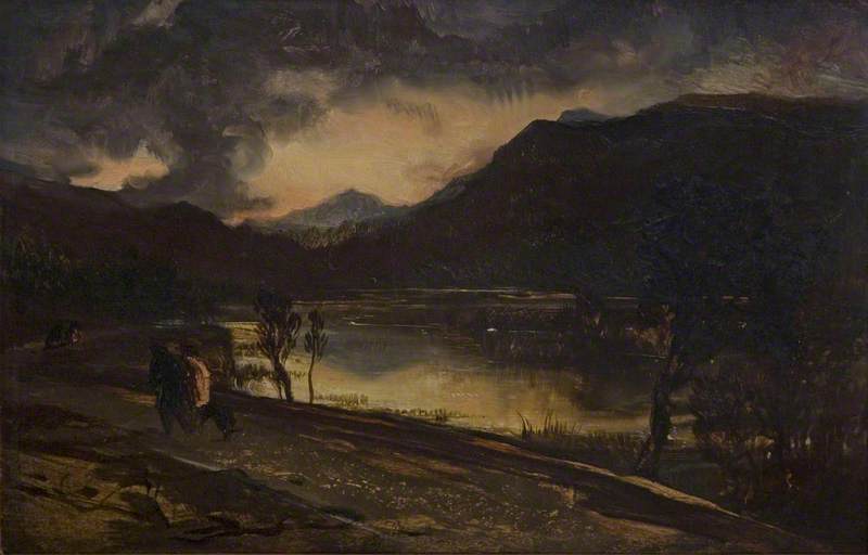 Sunset In Scotland — Sir Edwin Henry Landseer
